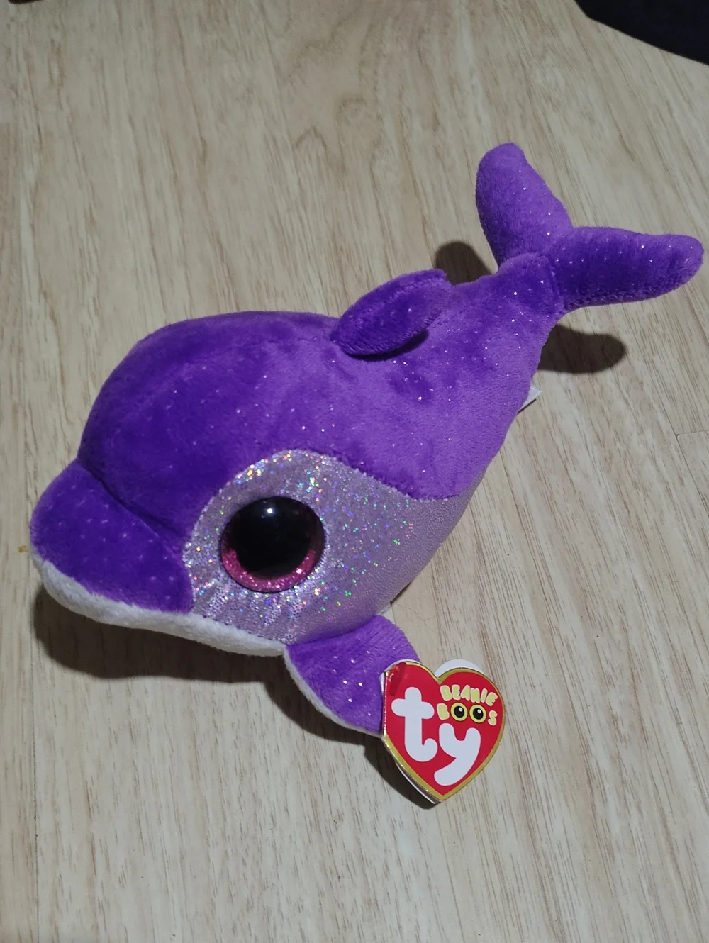 Beanie Boos Purple Whale
